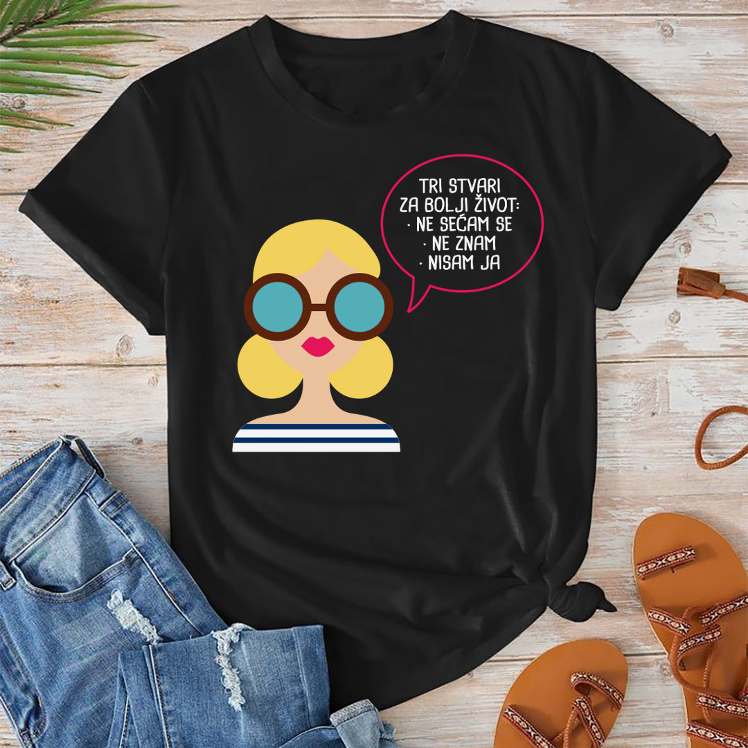 bolji zivot crna majica sa stampom