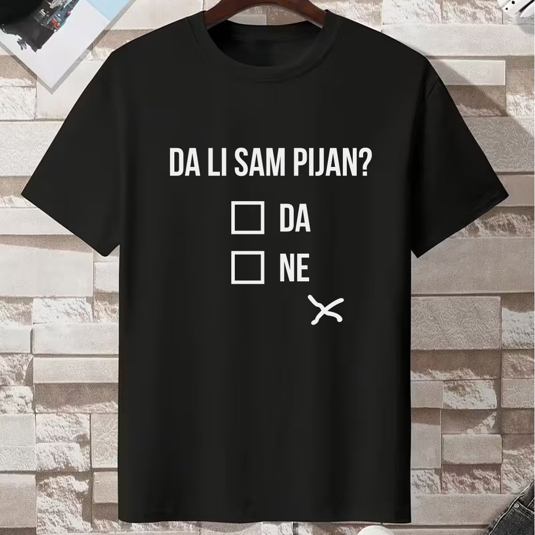 crna majica da li sam pijan