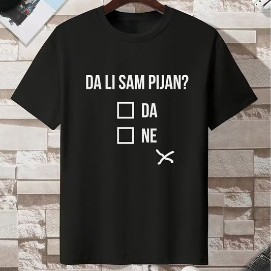 crna majica da li sam pijan