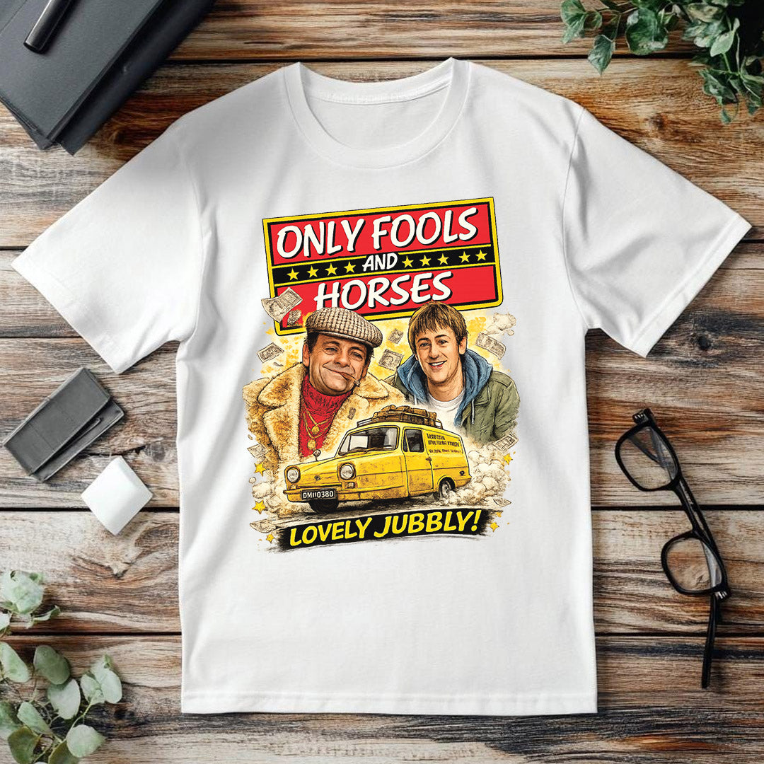 Bela Mućke Only Fools and Horses majica sa Del Boyem i Rodneyem