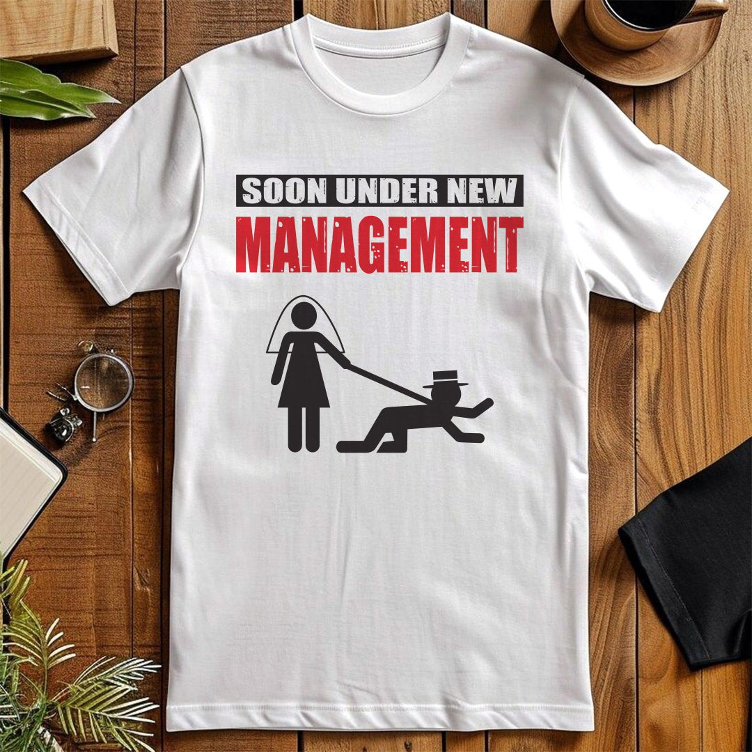 Bela Soon Under New Management majica za mladoženju